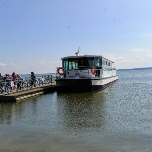 Statek Julek z Mielna i Unieścia do Koszalina 🚢